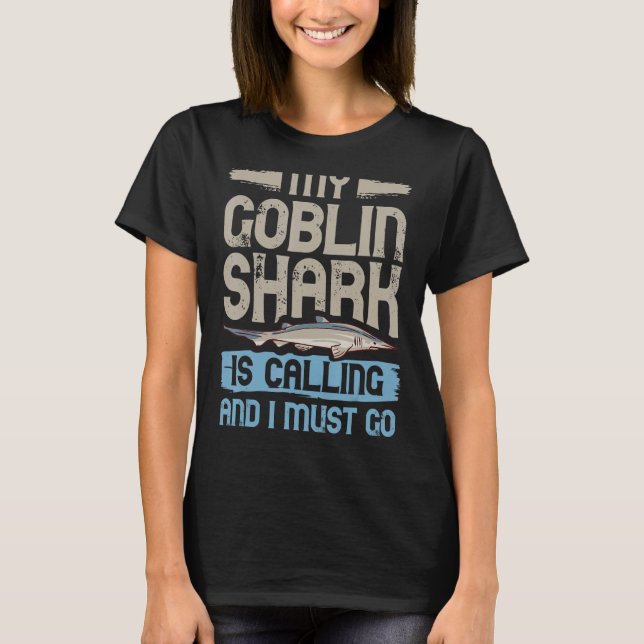 Goblin Shark Animal Tooth  Ocean 2 T-Shirt (Vorderseite)