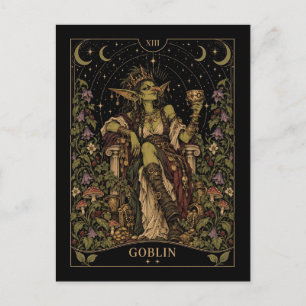 Goblin, Sternenlicht-Tarot-Kunst Postkarte