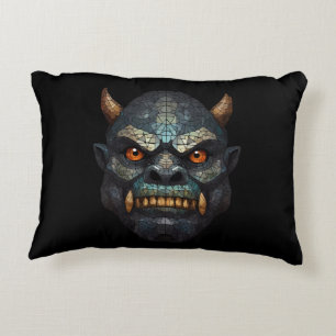 Goblin und Orc Portrait Dekokissen