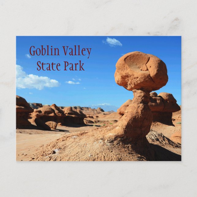 Goblin Valley Staat Park Postkarte (Vorderseite)