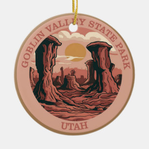 Goblin Valley Staat Park, Utah Keramik Ornament