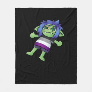 Goblincore Asexueller Stolz Goblin Klassiker Fleecedecke