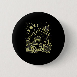 Goblincore-Ästhetik Cottagecore Akademie Pilz Button