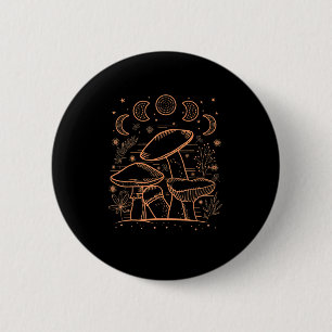 Goblincore-Ästhetik-Pilz-Pilze-Akademie Button