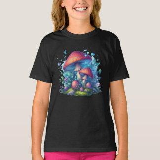 Goblincore-Ästhetik und dunkles Cottagecore Pilz T-Shirt