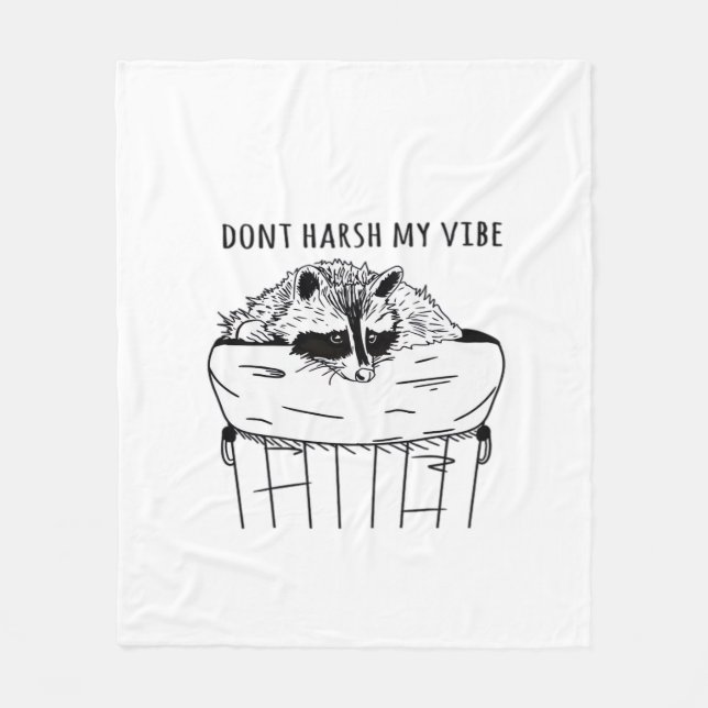 Goblincore Dont Harsh My Vibe Classic Fleecedecke (Vorderseite)
