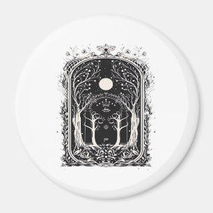 Goblincore Fantasy-Tor zur Klassik Magnet