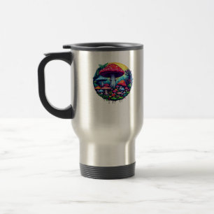Goblincore Farbige Pilze Klassisch Reisebecher