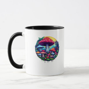 Goblincore Farbige Pilze Klassisch Tasse