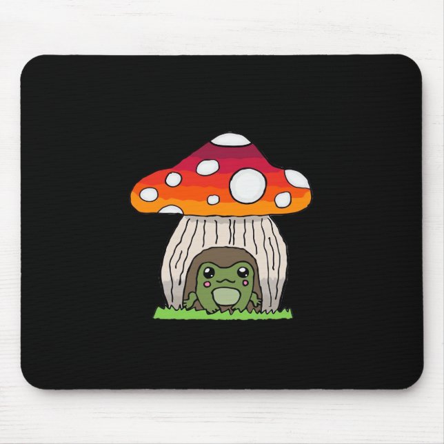 Goblincore Frog Classic Retro Appeal Mousepad (Vorne)