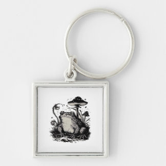 Goblincore-Frosch-Minimal-Klassiker-Design Schlüsselanhänger