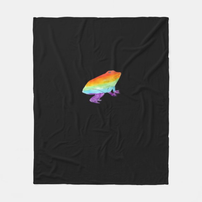 Goblincore Gay Frog Classic Style Fleecedecke (Vorderseite)