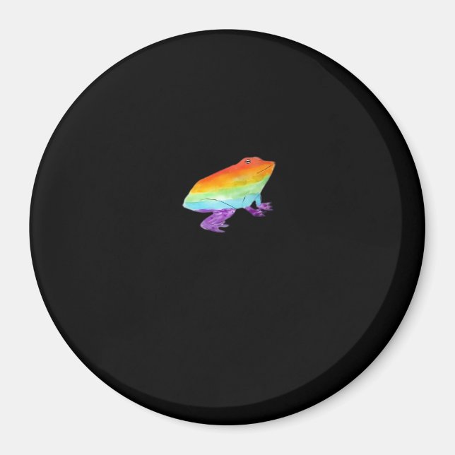Goblincore Gay Frog Classic Style Magnet (Vorne)