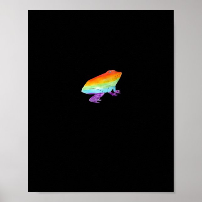 Goblincore Gay Frog Classic Style Poster (Vorne)