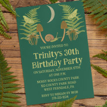 Goblincore Schnecke und Pilze nach Maß