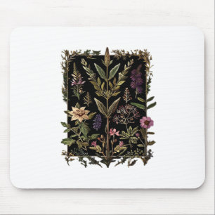 Goblincore-Victorian-Hexen-Kräuter Klassiker Mousepad