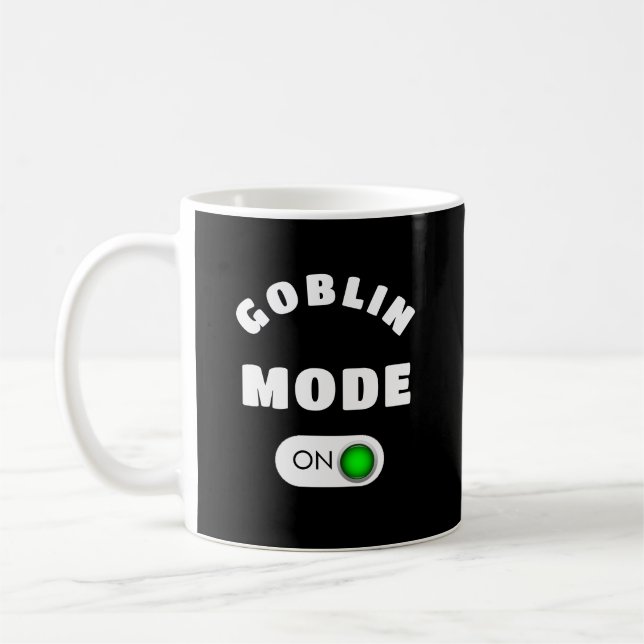 Goblinmodus-Tasse Kaffeetasse (Links)