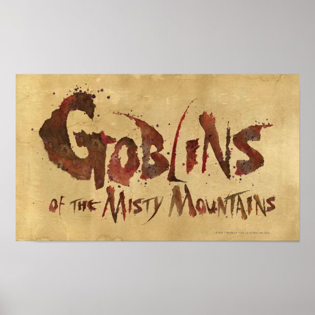 Goblins der Misty Mountains Poster (Vorne)