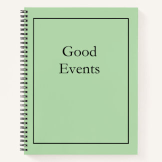 God and Bad times Notizbuch