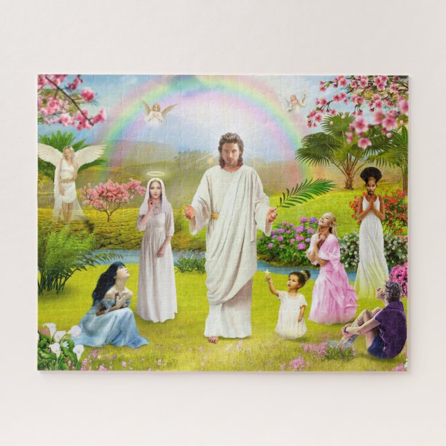 God Angel auftauchen von Jesus Christus Bible Ange (Horizontal)