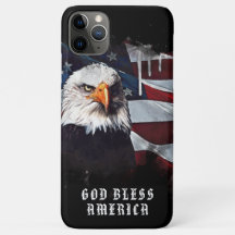 *~* GOD BLESS AMERICA AP16 Patriotic Flag EAGLE