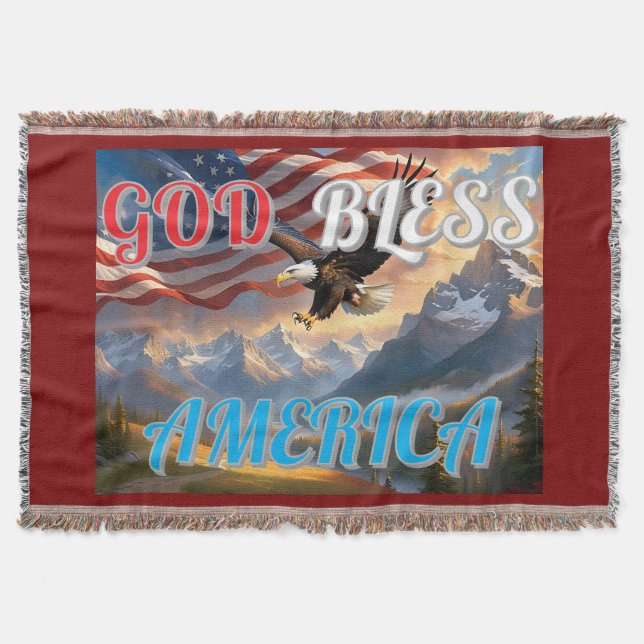 GOD BLESS AMERICA DECKE (Vorderseite)