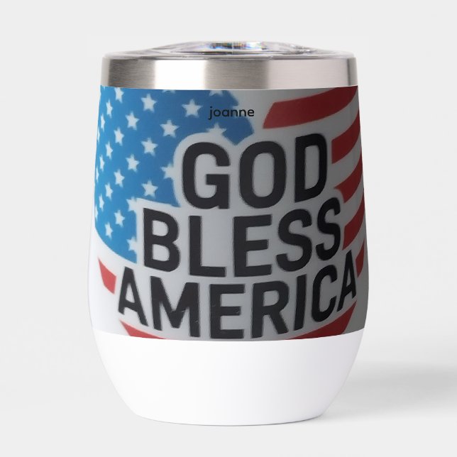 God Bless America isolierter Becher (Vorderseite)