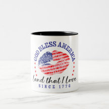 God Bless America - Kaffeetasse