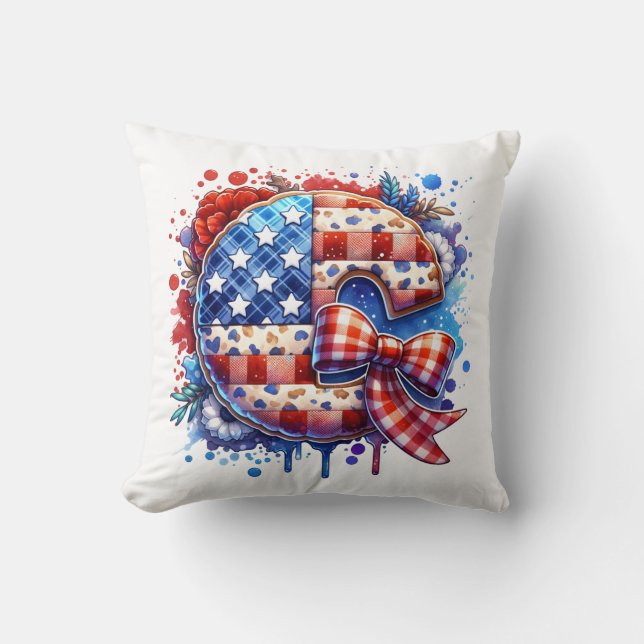 God Bless America Kissen (Vorderseite)