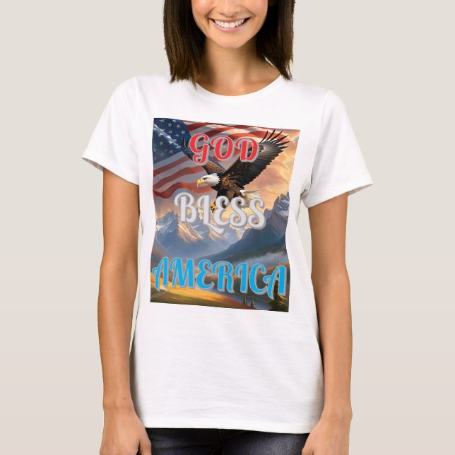 GOD BLESS AMERICA TSHIRT (Vorderseite)