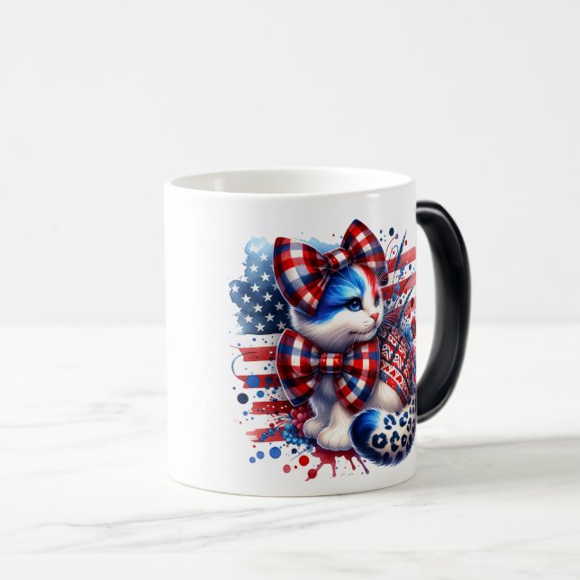God Bless America Verwandlungstasse (VorderseiteRechts)