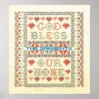 God Bless Our Home Poster