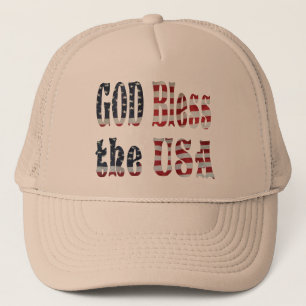 GOD BLESS THE USA-HAT TRUCKERKAPPE