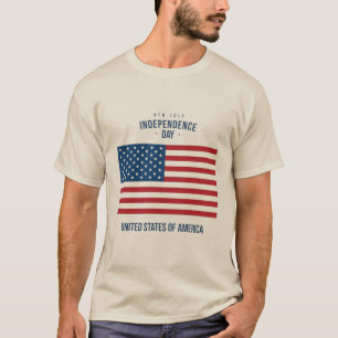 "God Bless The USA" Patriotisches Flaggen-T-Shirt T-Shirt