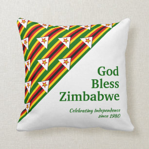 GOD BLESS ZIMBABWE individuell anpassbar Kissen