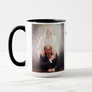 GOD GESCHÜTZTER PRÄSIDENT TRUMP ZUM SCHUTZ AMERIKA TASSE