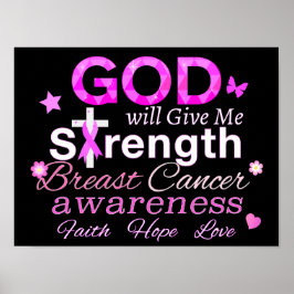 GOD gibt mir Kraft Poster