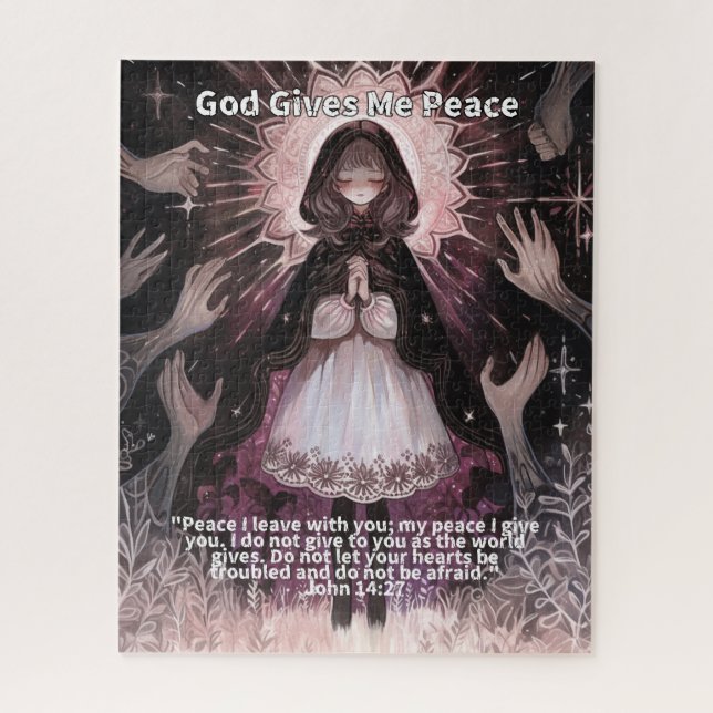 God Gives Me Peace - Christian Anime (Vertikal)