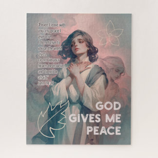 God Gives Me Peace - Christian Vintage Retro Anime