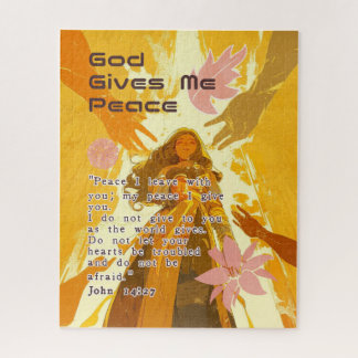 God Gives Me Peace - Christian Vintage Retro Anime