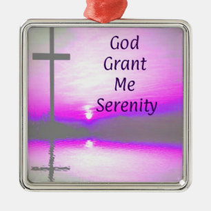 God Grant Me Serenity oranament Ornament Aus Metall