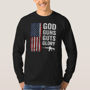 God Guns Guts Glory Patriotic Christlich Pro Gun U T-Shirt