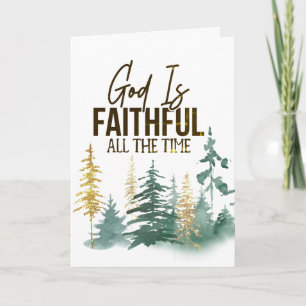 God is Faithful all the Time Karte