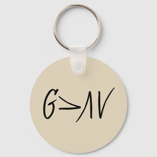 God is Greater Than the Highs and Lows Keychain Schlüsselanhänger (Vorderseite)