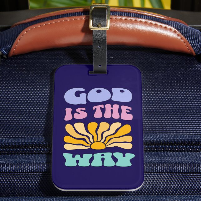 God is the Way Gepäckanhänger (Vorderseite Insitu 2)