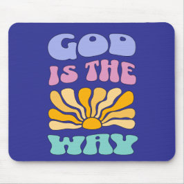 God is the Way Mousepad