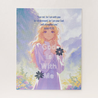 God is With Me - Christian Vintage Retro Anime