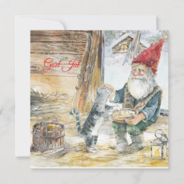 God Jul Feiertagskarte