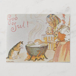 God Jul Helgkort Postkarte