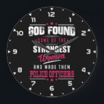 God Made Police Officers Hilarious Profession Dsgn Große Wanduhr<br><div class="desc">God Made Police Officers Hilarious Profession Design is an ideal gift for Birthdays, Christmas, Valentine's Day, or any special occasions. The best surprise gift for your favorite police, police officer, future police officer, aspiring police officer, criminology student, police constable, sergeant, police inspector, chief inspector, superintendent, chief superintendent, assistant chief constable,...</div>